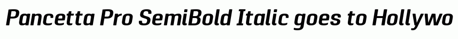 Pancetta Pro SemiBold Italic