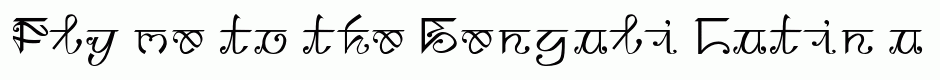Bengali-Latin alphabet mix