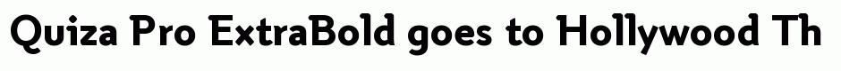 Quiza Pro ExtraBold