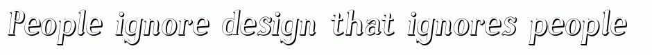 Sonten Outline-Italic