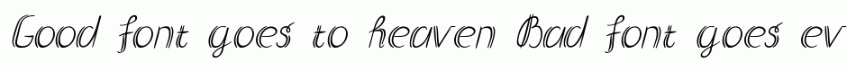 Double italic