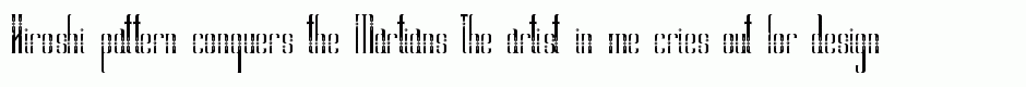 Hiroshi pattern