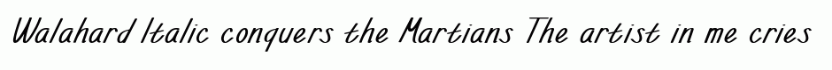 Walahard Italic