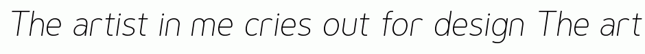 Genius Extra Light Italic