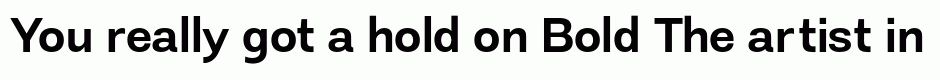 Bold