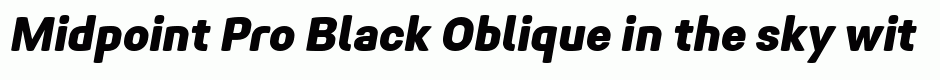 Midpoint Pro Black Oblique