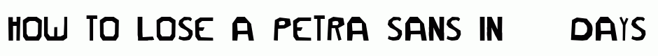 Petra Sans