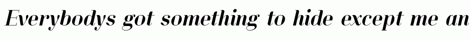 Lynx Serif Italic