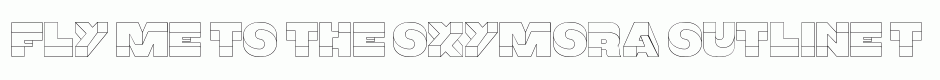 Oxymora Outline