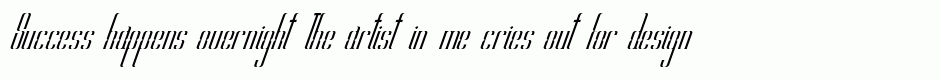Hiroshi italic