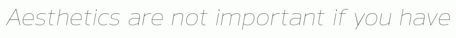 Nauman Thin Italic