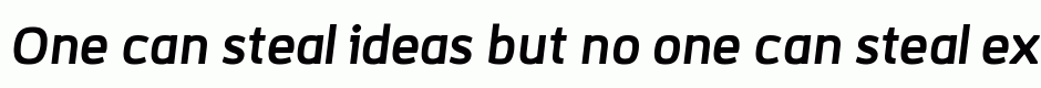 Korpo Alt Sans bold italic