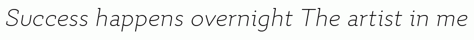 Quiza Pro ExtraLight Italic