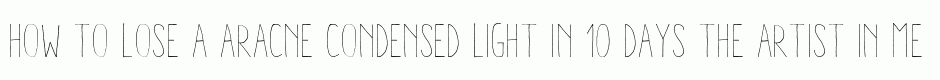Aracne Condensed Light