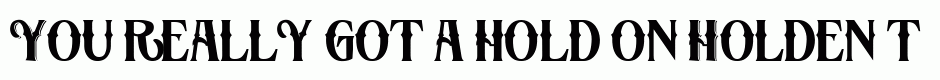 Holden typeface