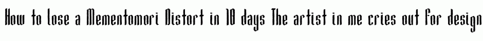 Mementomori Distort