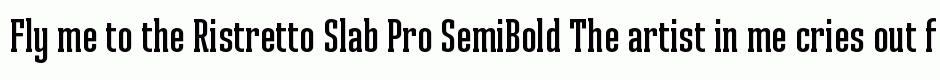 Ristretto Slab Pro SemiBold