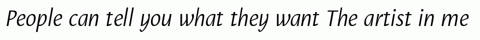 Puenta Sans Italic