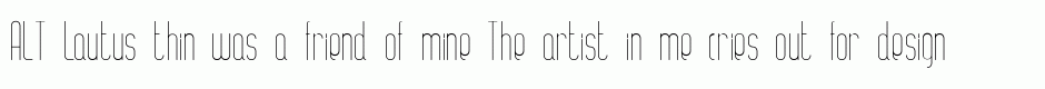 ALT Lautus thin