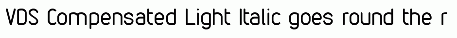 VDS Compensated Light Italic