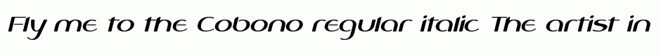 Cobono regular italic