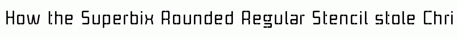Superbix Rounded Regular Stencil