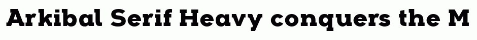 Arkibal Serif Heavy