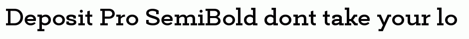 Deposit Pro SemiBold