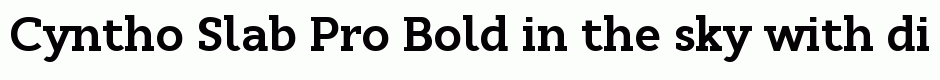 Cyntho Slab Pro Bold