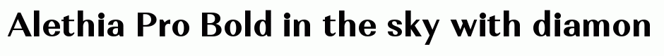 Alethia Pro Bold