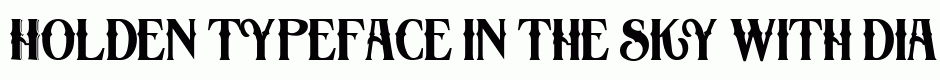 Holden typeface