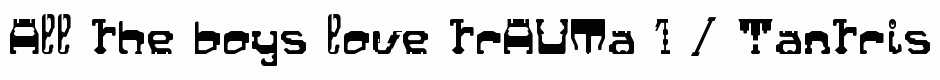 trAUMa 1 / Tantrisme