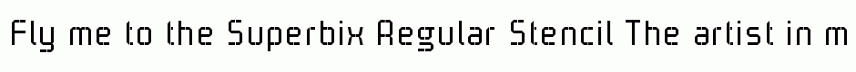Superbix Regular Stencil