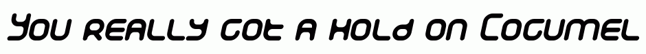 Cogumelo Bold Italic