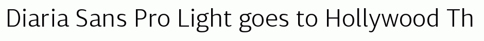 Diaria Sans Pro Light