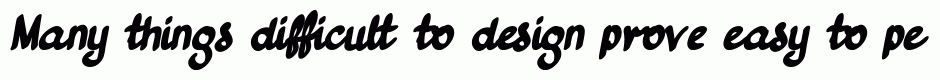Pan Cake italic