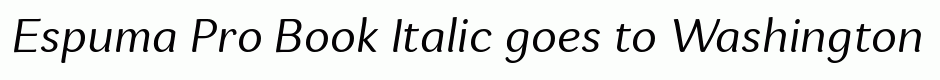 Espuma Pro Book Italic