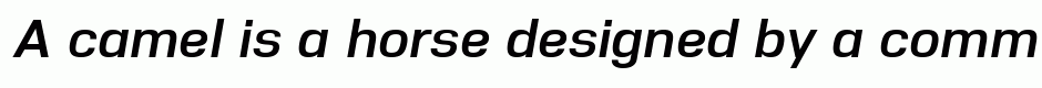 Nuber Bold Italic