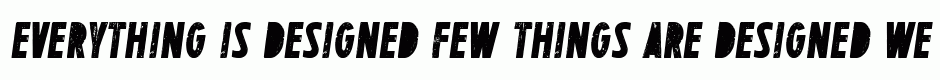 BENITO Stencil italic