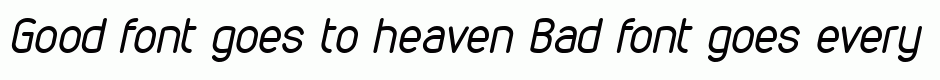 VDS Compensated Light Italic