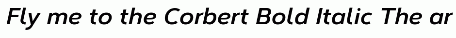 Corbert Bold Italic