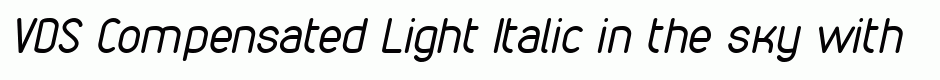 VDS Compensated Light Italic