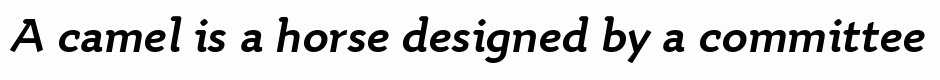 Quiza Pro Bold Italic