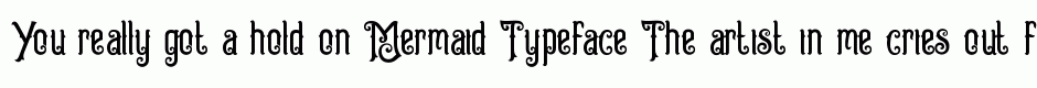 Mermaid Typeface