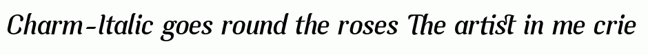 Charm-Italic