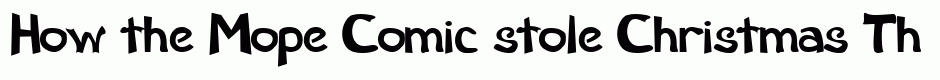 Mope Comic