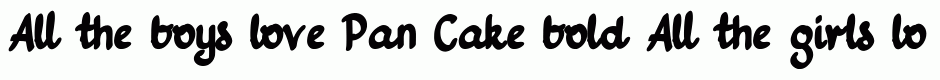 Pan Cake bold