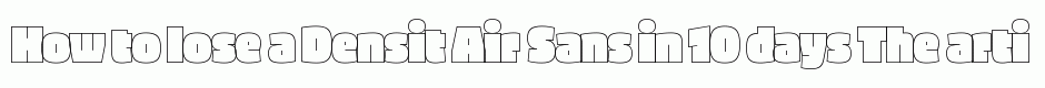 Densit Air Sans