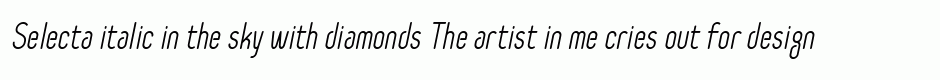 Selecta italic