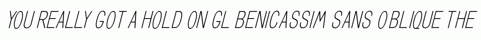 GL Benicassim sans oblique